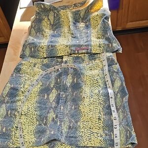 Stylish Kids Dress in Blue and Yellow